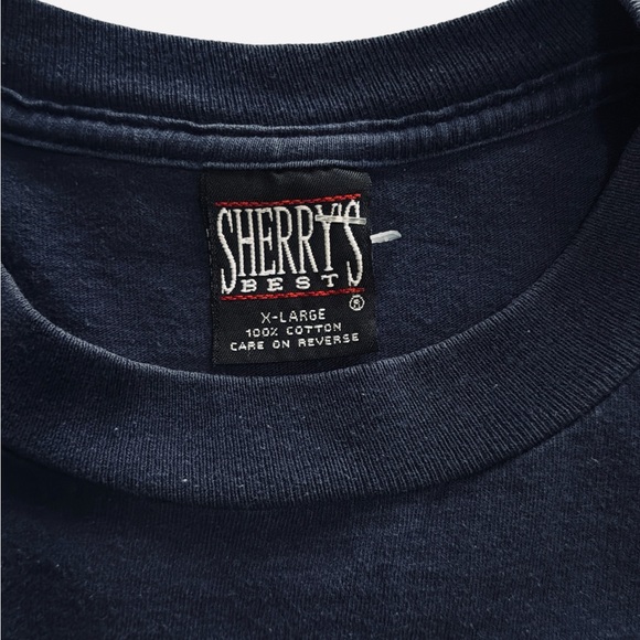 Sherry’s Best Vintage 90’s T-Shirt York Beach Maine Dolphin Navy Blue Mens Sz XL - Picture 8 of 9